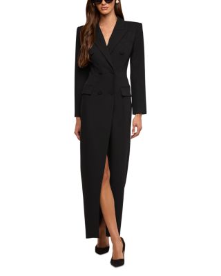 Vale Double Breasted Maxi Tuxedo Dress