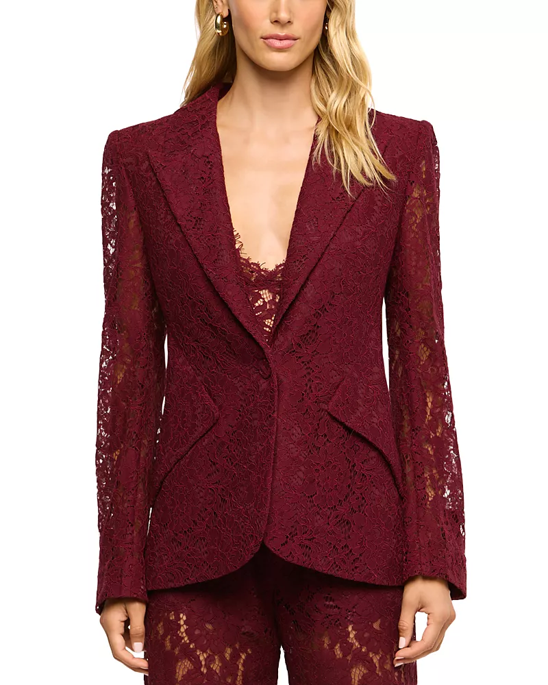 L'Agence Chamberlain Lace Blazer