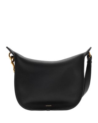 B Clip Grained Leather Shoulder Bag