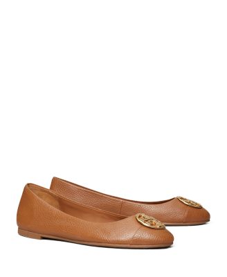 Women's Chelsea Leather Cap Toe Ballet Flats