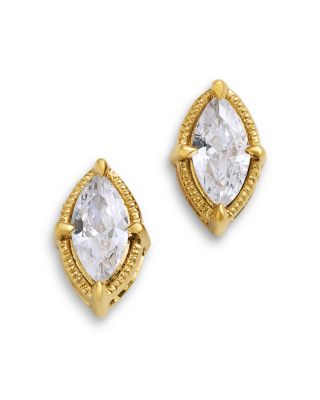 Bloomingdale's Fine Collection Diamond Marquise Cut Stud Earrings in 14K Yellow Gold, 0.38 tcw