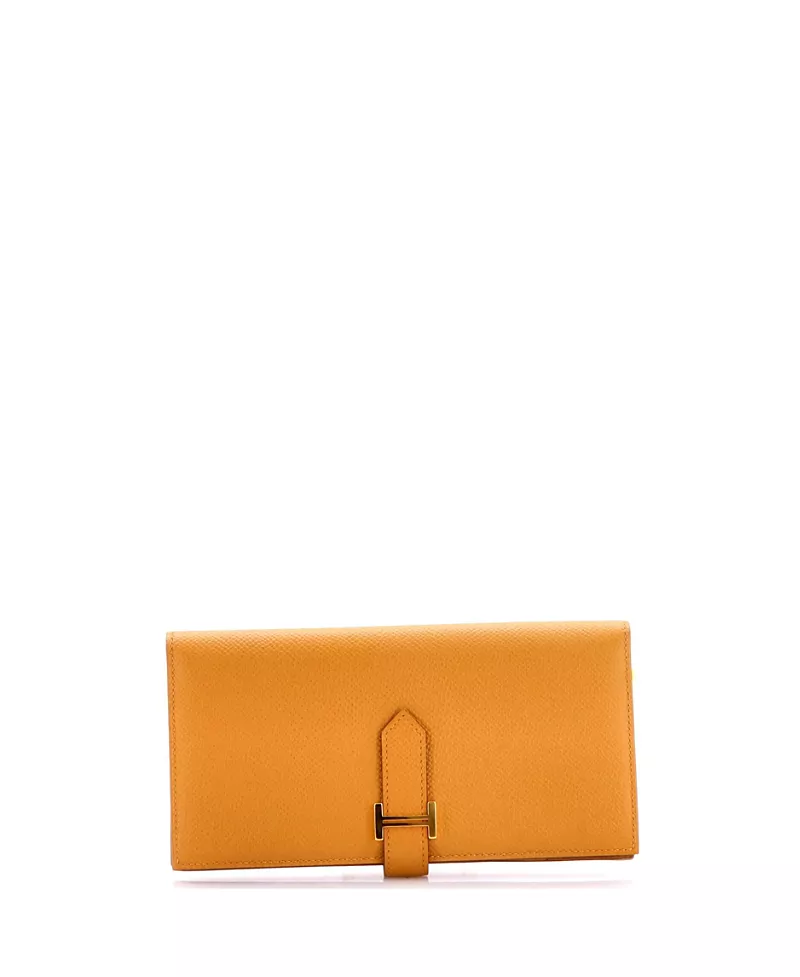 Pre-Owned HERMES Long Bearn Wallet Epsom