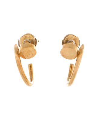  Small Juste un Clou Hoop Earrings 18K Gold