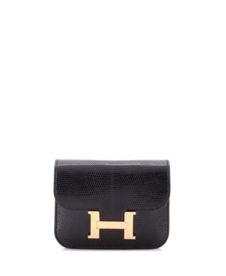 Constance Slim Wallet Lizard