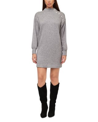 Brenna Mock Neck Shift Dress
