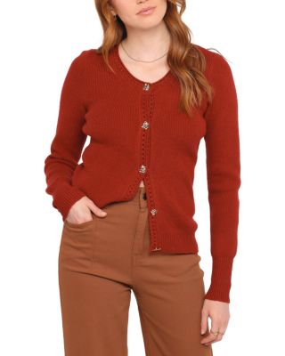  Quay Button Front Cardigan