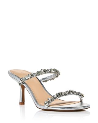 Women's Elie Embellished Satin Sandals - Exclusive