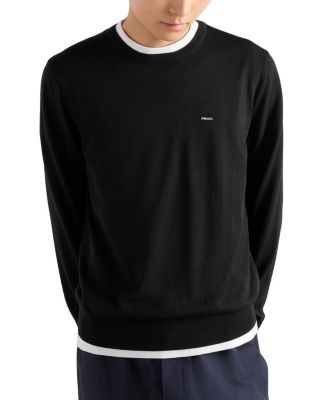  Superfine Wool Crew-neck Sweater