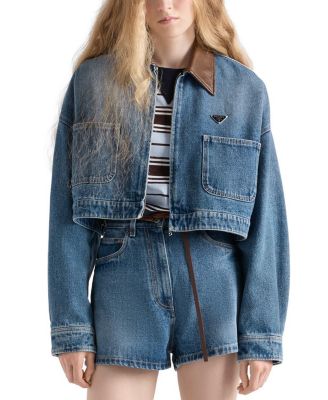  Cropped Denim Jacket