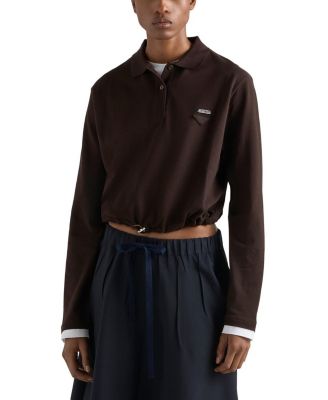 Piqu&eacute; and Jersey Polo Shirt