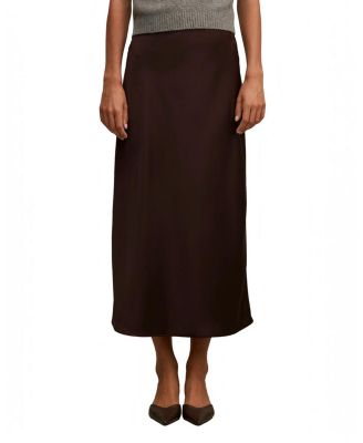  Women's Sally Satin Slip Skirt