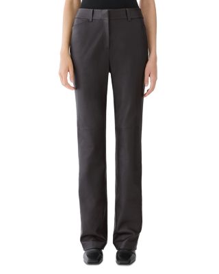 Bond Leather Straight Leg Pants