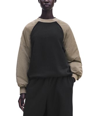 Lynx Colorblocked Oversized Crewneck Sweatshirt