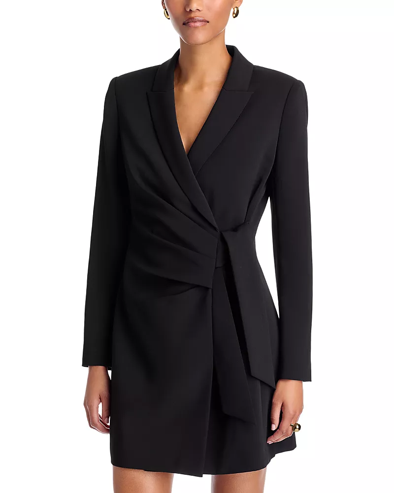 Milly Clara Blazer Mini Wrap Dress