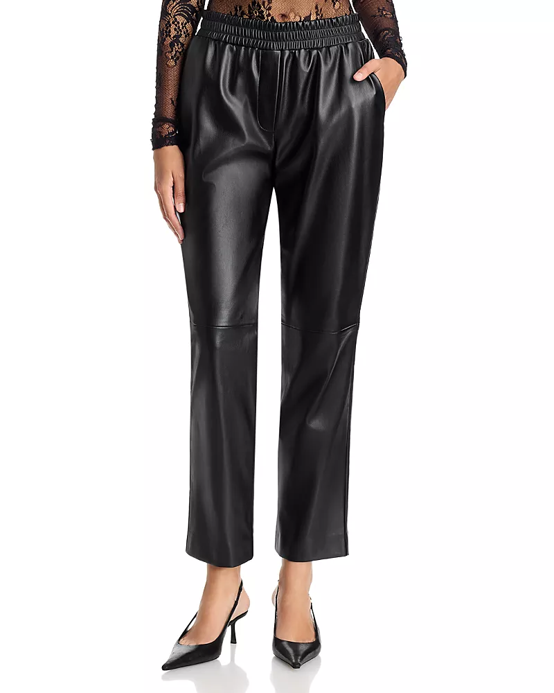 Elie Tahari The Madelyn Faux Leather Pants