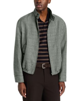 Oversized Woven Check Jacket