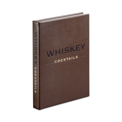 Whiskey Cocktails Leather Bound Book