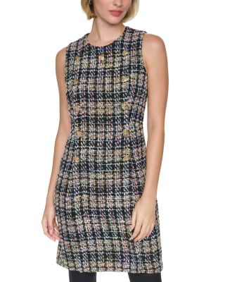Jewel Neck Sleeveless Sheath Dress – Exclusive