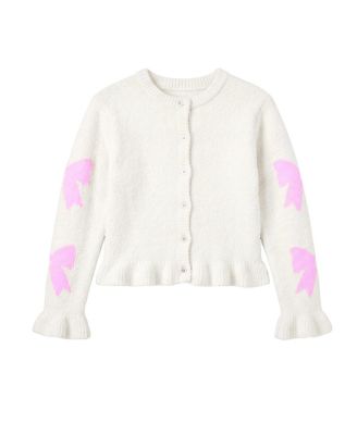 Girls' Ivory Cardigan Sweater - Little Kid, Big Kid