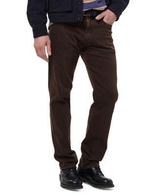 Elijah Relaxed Straight Fit Jeans in Dark Khaki