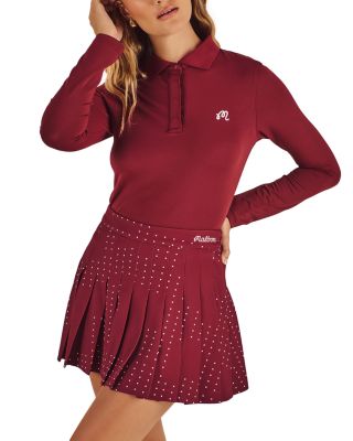 Rubi Dot Pleated Mini Skirt