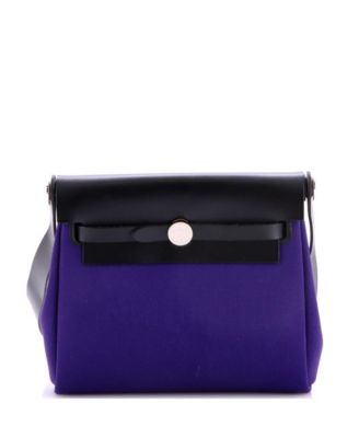20 Herbag Zip Toile and Leather