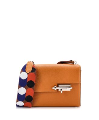 Mini Verrou Bag Chevre Mysore and Canvas