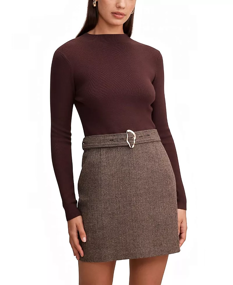 Ever New Women's Freya Woven Mixed Mini Dress