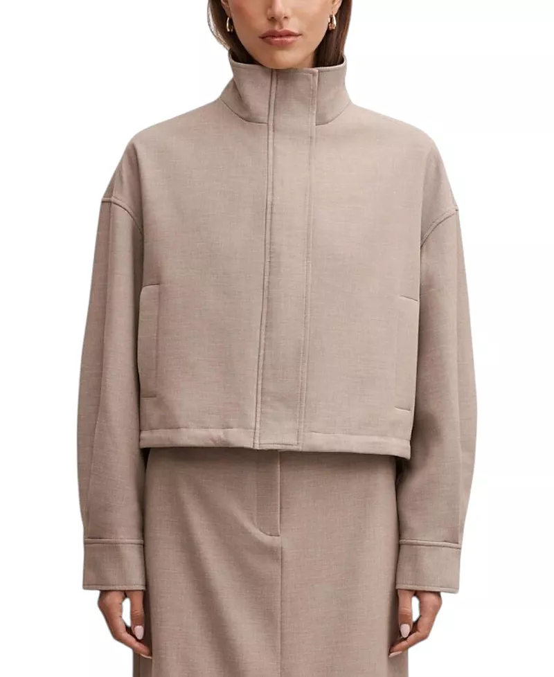 Ever New Women's Maya Funnel Neck Jacket