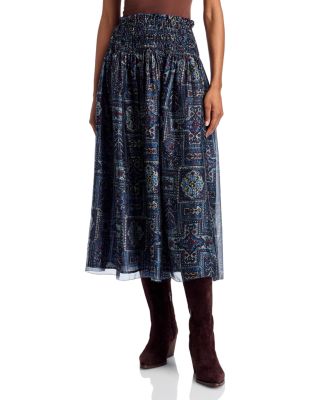 The Canary A Line Midi Skirt