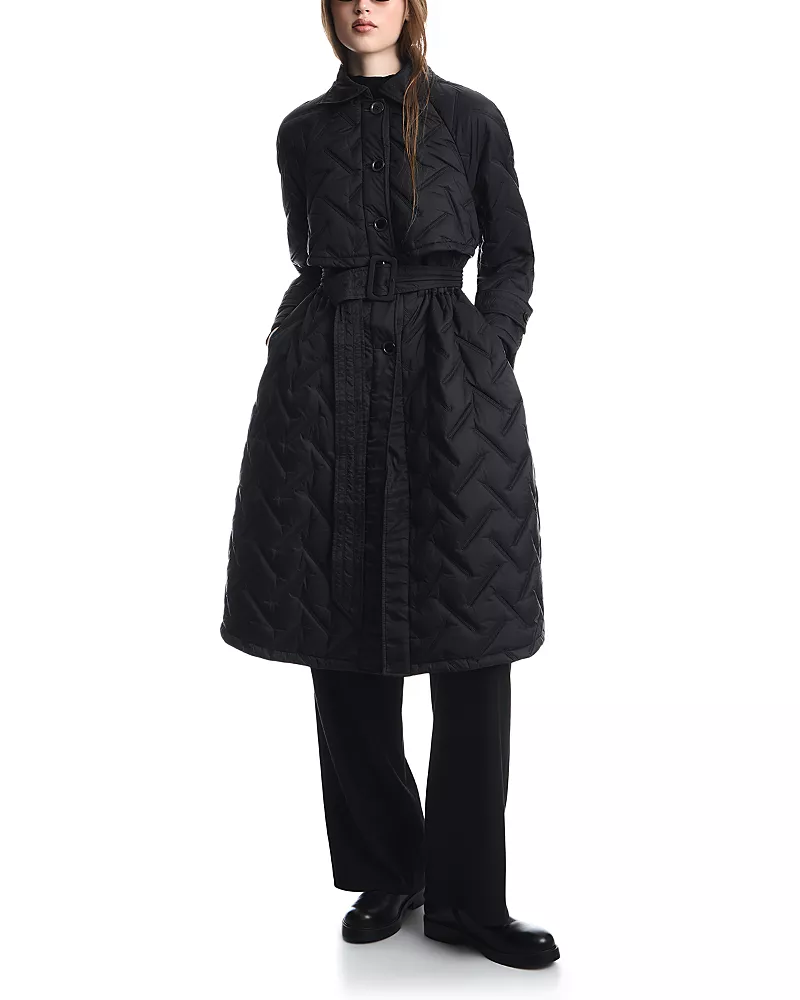Emporio Armani Belted Down Puffer Coat
