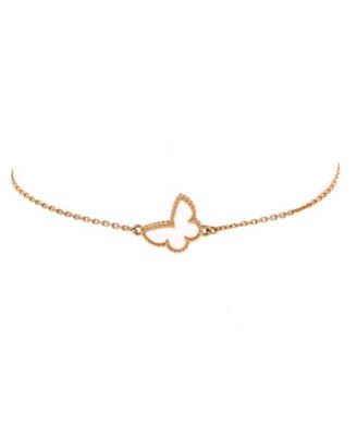 Sweet Alhambra Butterfly Bracelet 18K Gold and Mother of Pearl