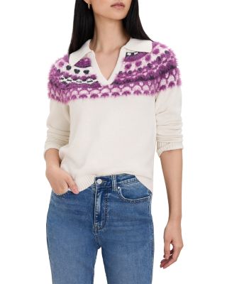 Fair Isle Polo Sweater