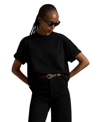Relaxed Cropped Crewneck Tee