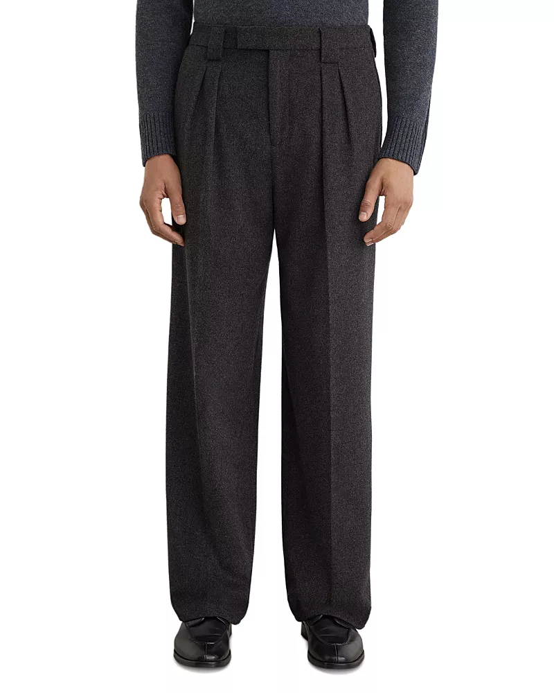 Reiss Farrel Relaxed Flannel Trousers