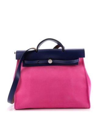 39 Herbag Zip Leather and Toile