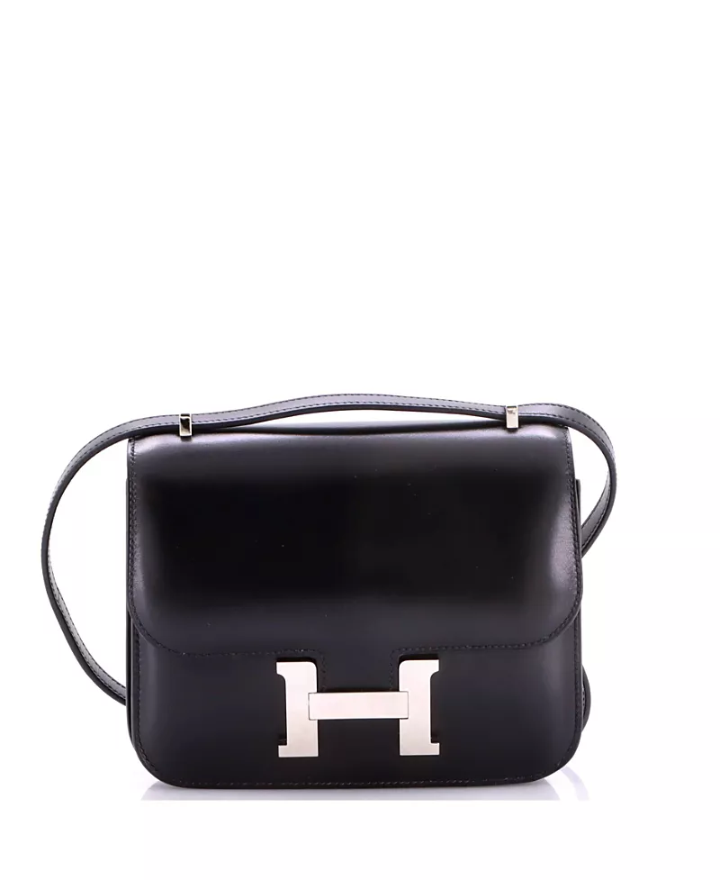 Pre-Owned HERMES 18 Constance Nm Bag Tadelakt