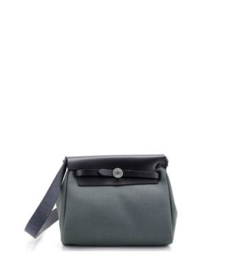 20 Herbag Zip Toile and Leather