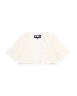 Girls' Olsen Cape Sequin Embellished Cropped Top – Big Kid