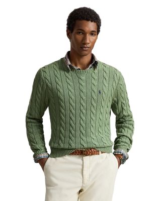 Cable Knit Cotton Sweater