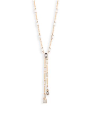 Baguette Y Neck Necklace, 16"