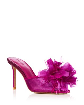 Women's Fifi Feather Stiletto Sandals - Exclusive