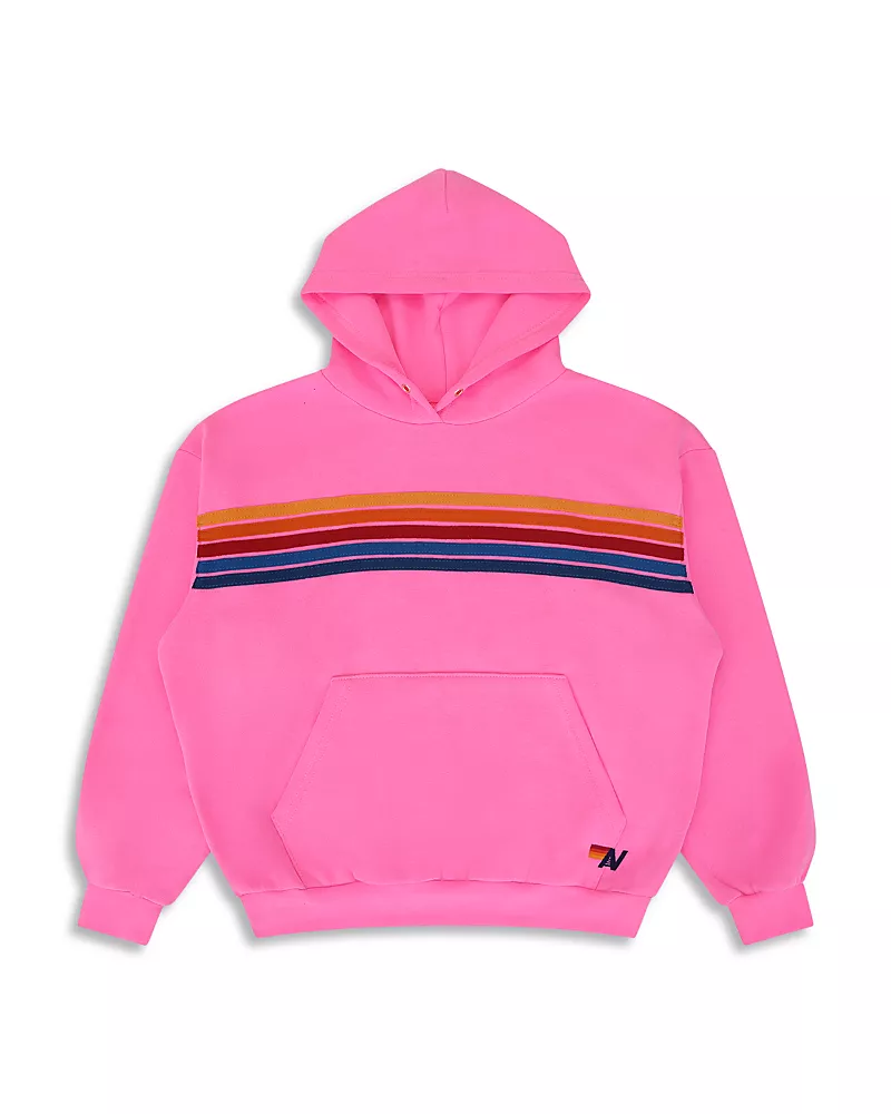 Aviator Nation 5 Stripe Relaxed Hoodie