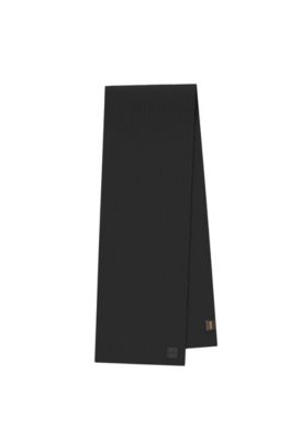 Foxon Ribbed Wool Blend Scarf