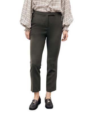 Mie Tab Waist Slim Pants