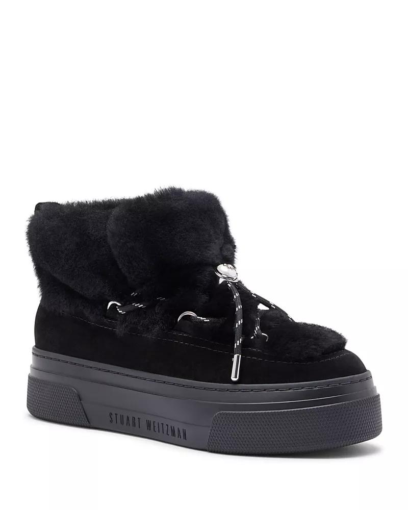 Stuart Weitzman Women's Alpine Cozy Shearling Ankle Boots