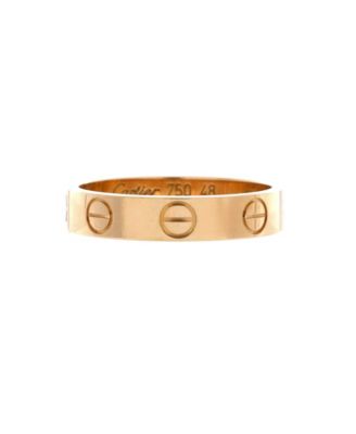  Love Wedding Band Ring 18K Gold