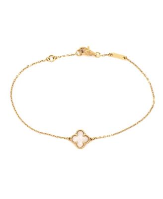  Sweet Alhambra Bracelet 18K Gold and Mother of Pearl