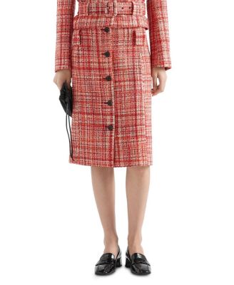 Tweed Midi Skirt - Exclusive
