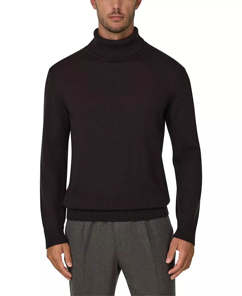Boggi Milano Extrafine Merino Wool Turtleneck Jumper